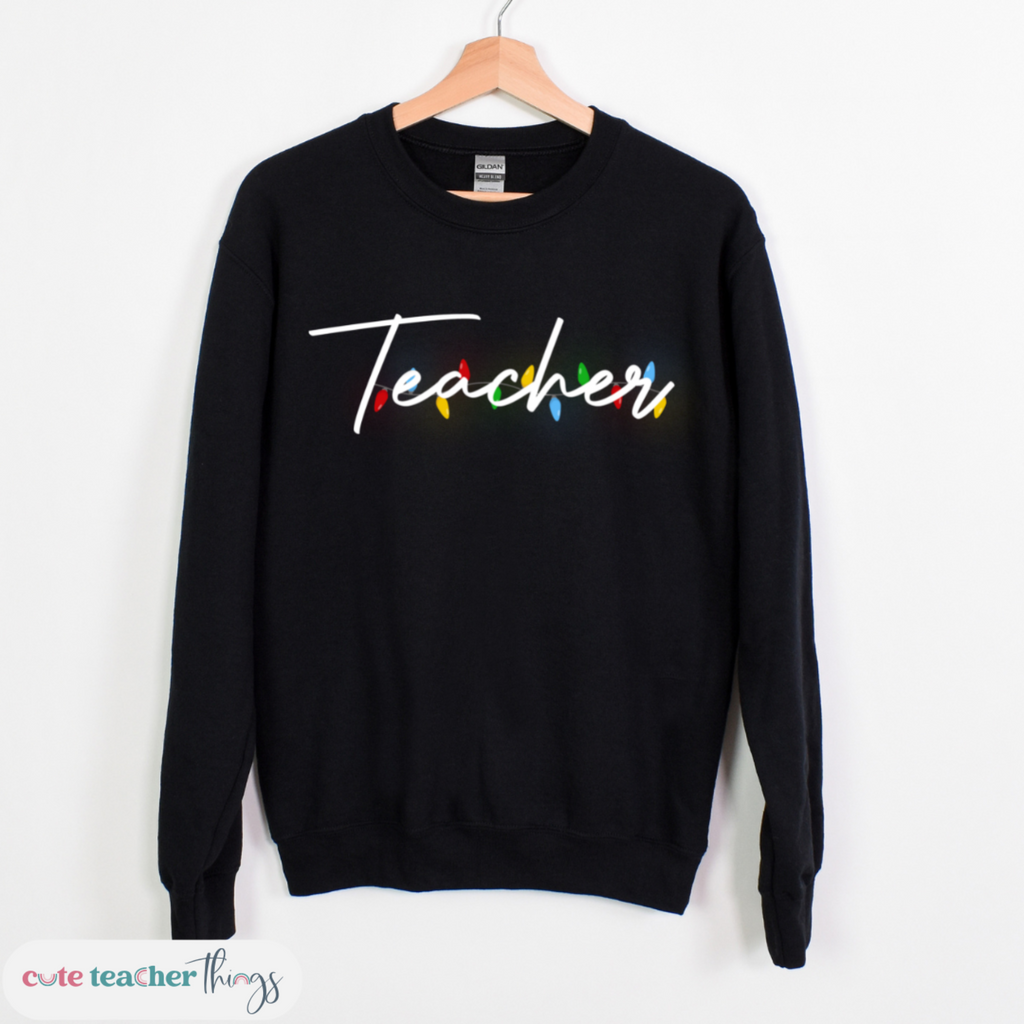 teacher christmas unisex sweatshirt, christmas gift