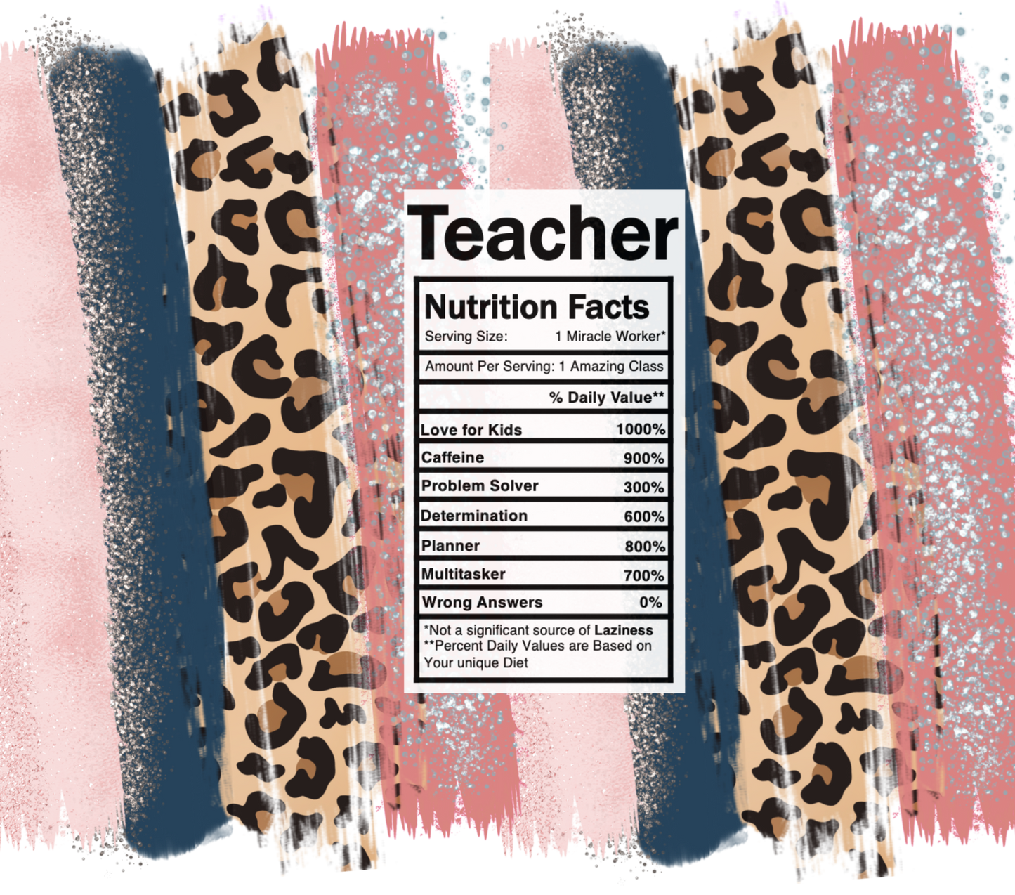 Teacher Nutrition Tumbler