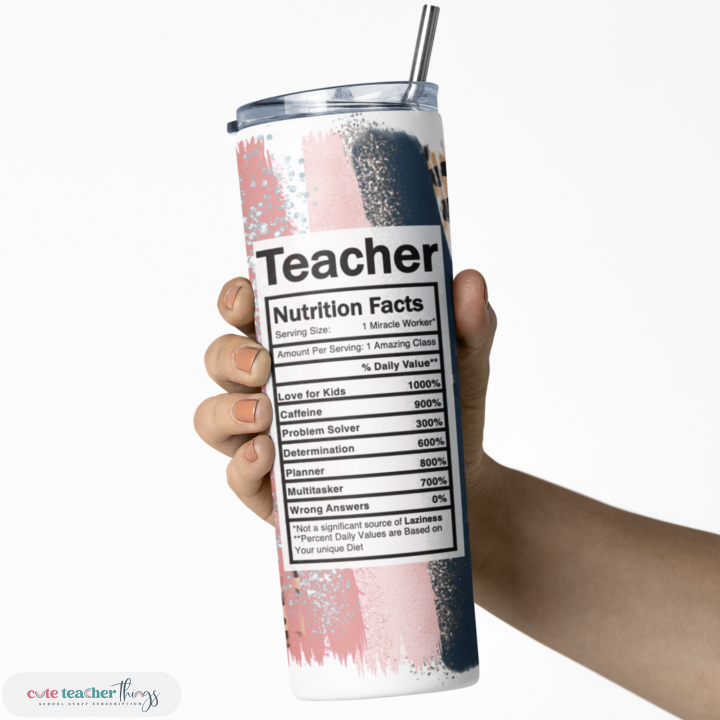 Teacher Nutrition Tumbler