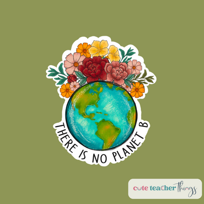 environmental sticker, save our planet campaign sticker, earth day sticker