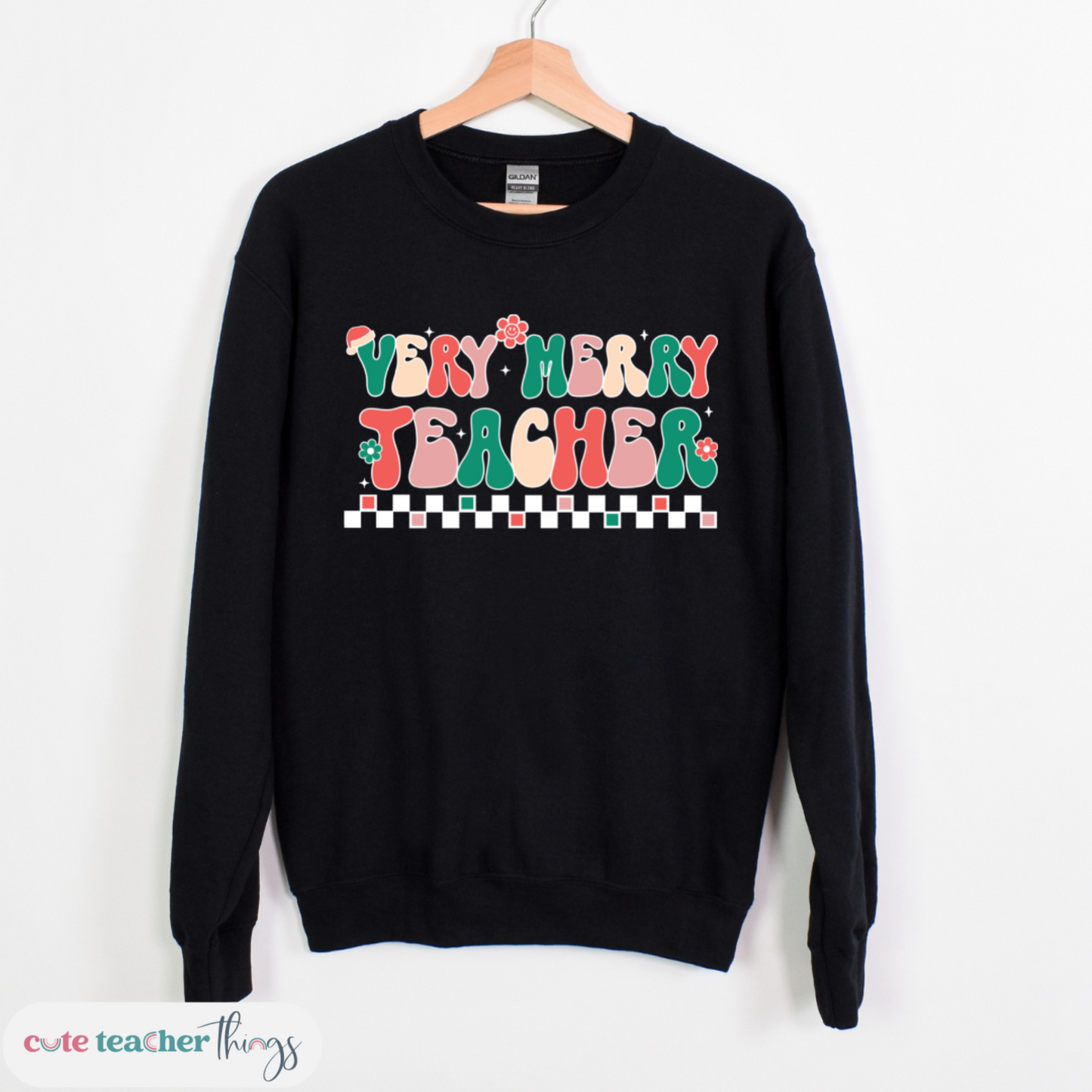 Very Merry Teacher Sweatshirt