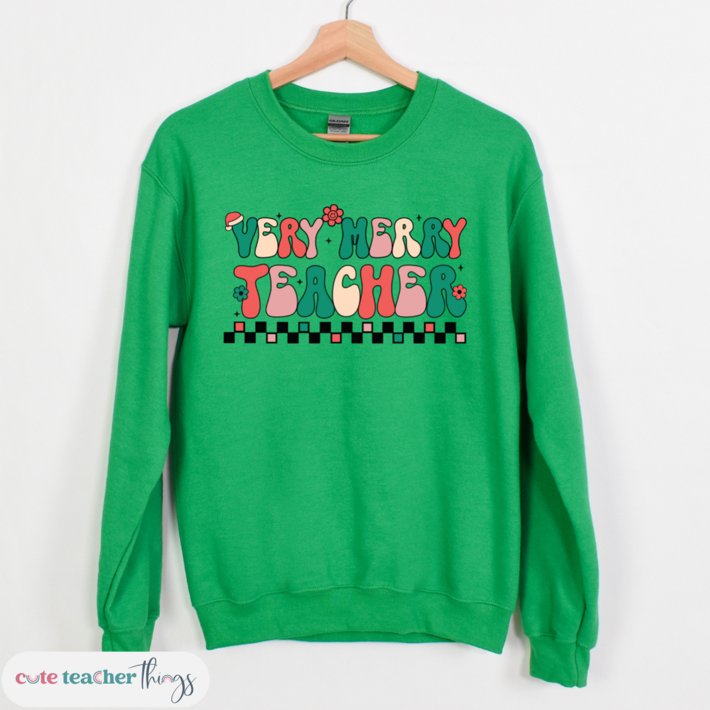 Very Merry Teacher Sweatshirt