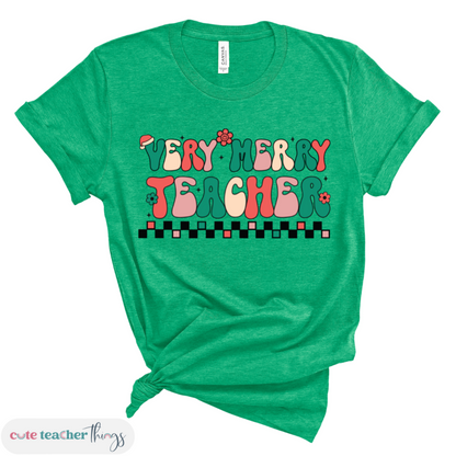 Very Merry Teacher Tee