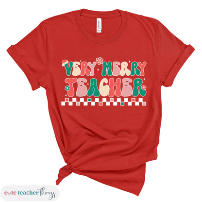 Very Merry Teacher Tee