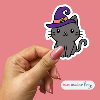 Witch Cat Sticker