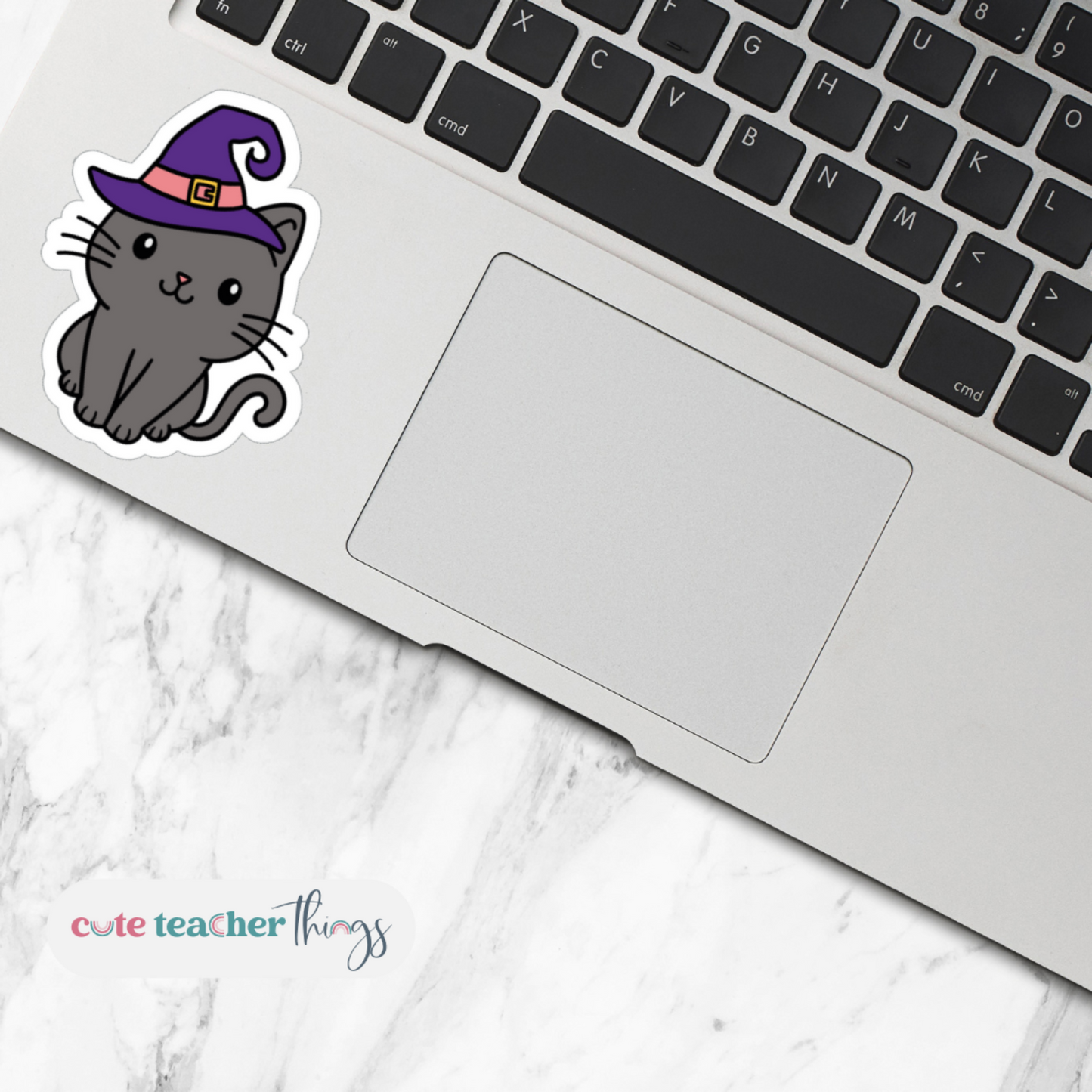 Witch Cat Sticker